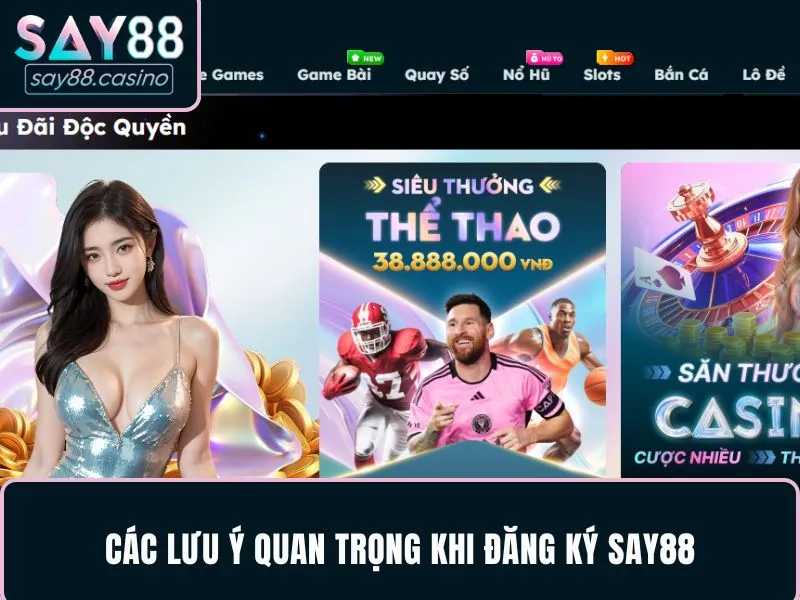 Tuân thủ các tiêu chí để đăng ký SAY88