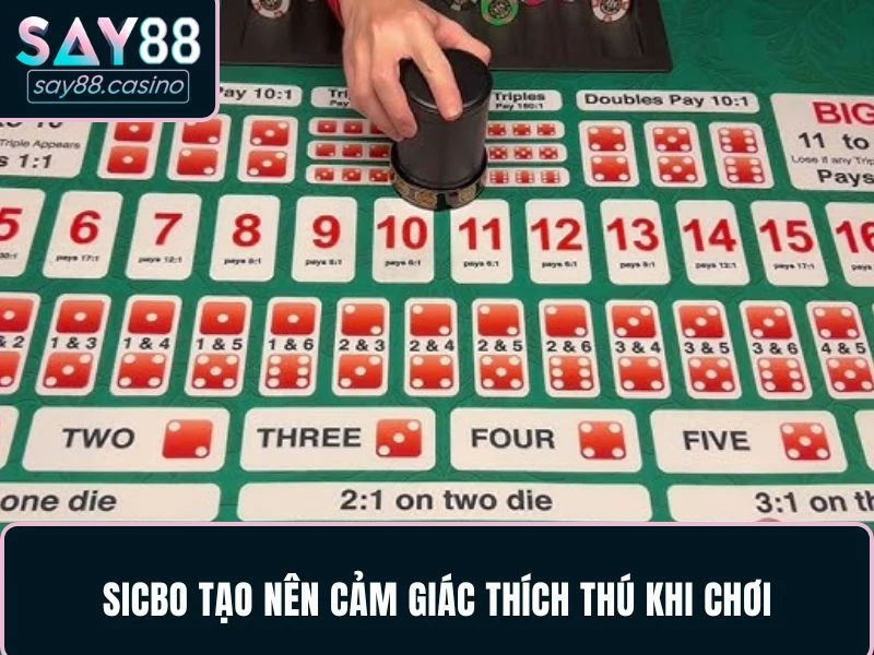 Sicbo tạo nên cảm giác thích thú khi chơi