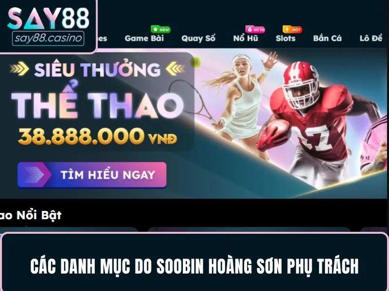 Những danh mục nổi bật do tác giả SooBin Hoàng Sơn phụ trách